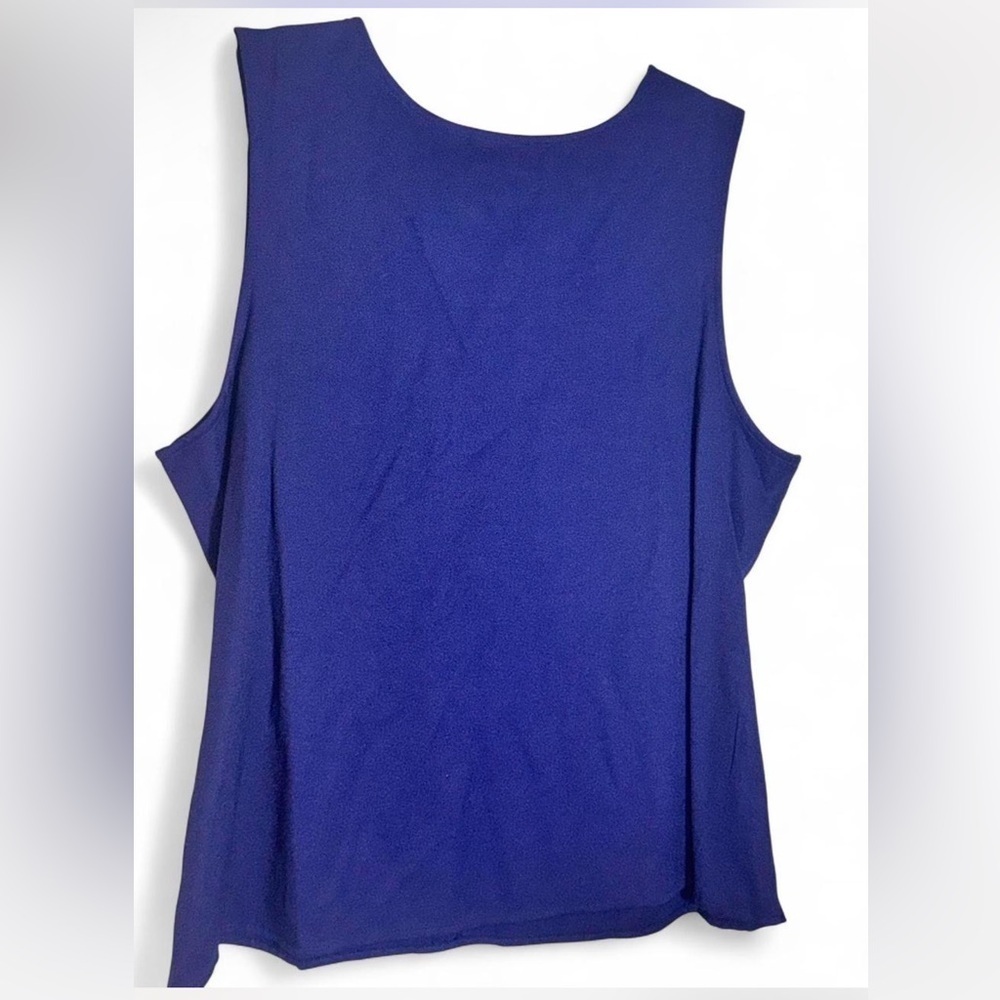 Croft & Barrow Royal Blue Tank Top - Picture 3 of 3